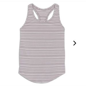 Lululemon Love Tank pleated and stripes